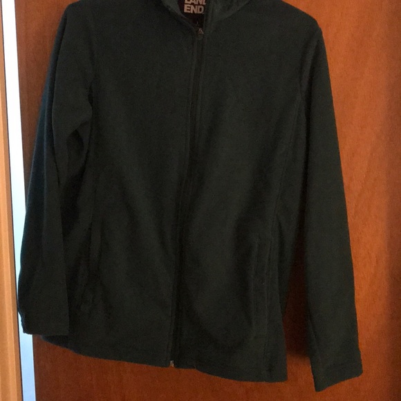 Lands' End Jackets & Blazers - Lands  End Women’s fleece Jacket in Jade emerald